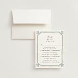 "Sweet Vintage" - Multi-Event RSVP Cards in Periwinkle by Alethea and Ruth - RSVP with Envelope