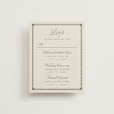 "Literary" - Multi-Event RSVP Cards in Moss by Kelly Watkins - Front