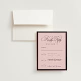 "sophisticate" - Multi-Event RSVP Cards in Plum by Owl and Toad - RSVP with Envelope
