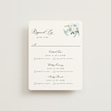 "Disney's Cinderella Fairytale" - Multi-Event RSVP Cards in Bluebell by Susan Moyal - Front