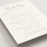 "Calia" - Multi-Event RSVP Cards in Paris Rain by Jennifer Postorino - Detail