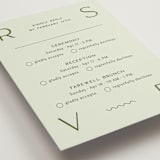 "Swoon" - Multi-Event RSVP Cards in Lemongrass by Sam Dubeau - Detail