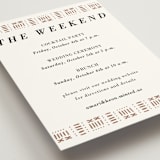 "Amari" - Multi-Event RSVP Cards in Ivory by Oma N. Ramkhelawan - Detail