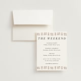 "Amari" - Multi-Event RSVP Cards in Ivory by Oma N. Ramkhelawan - RSVP with Envelope