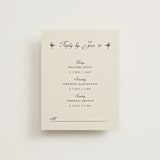 "Milagro" - Multi-Event RSVP Cards in Ivory by Ani Somi - Front