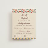"Mughal Gardens" - Multi-Event RSVP Cards in Ivory by Sherley Ferreira - Front