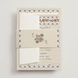 "Artisan Wedding" - Multi-Event RSVP Cards in Sea by Chris Griffith - Assembled with Belly Band