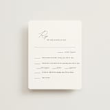 "Storybook" - Multi-Event RSVP Cards in Ink by Jennifer Postorino - Front