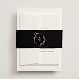 "Storybook" - Multi-Event RSVP Cards in Ink by Jennifer Postorino - Assembled with Belly Band