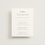 "More Than Words" - Multi-Event RSVP Cards in Bridal White by Design Lotus - Front