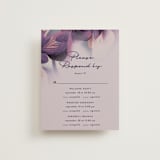 "Elisa" - Multi-Event RSVP Cards in Orchid by Simona Camp - Front