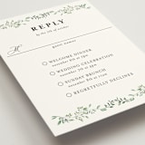 "Monogramed Arch" - Multi-Event RSVP Cards in Mojito by Susan Moyal - Detail