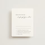 "Astoria" - Multi-Event RSVP Cards in Silk by Kelly Schmidt - Front