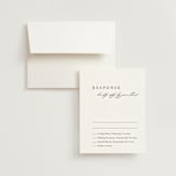 "Astoria" - Multi-Event RSVP Cards in Silk by Kelly Schmidt - RSVP with Envelope