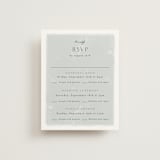 "Foothills" - Multi-Event RSVP Cards in Grass by Alethea and Ruth - Front