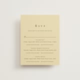 "Sophia" - Multi-Event RSVP Cards in Sunshine by Ani Somi - Front