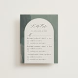 "Verdant" - Multi-Event RSVP Cards in Moss by Nicoletta Savod - Front