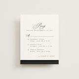 "schiacciata" - Multi-Event RSVP Cards in Black Dahlia by chocomocacino - Front