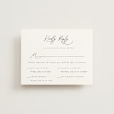 "Dashing" - Multi-Event RSVP Cards in Pearl by Benita Crandall - Front