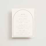 "Amelia" - Multi-Event RSVP Cards in Olive by Kristie Kern - Front