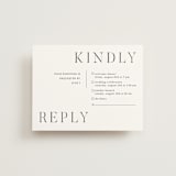 "Around the Way" - Multi-Event RSVP Cards in Slate by That Girl Press - Front