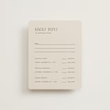 "Eisin" - Multi-Event RSVP Cards in Vanilla Bean by Pati Cascino - Front