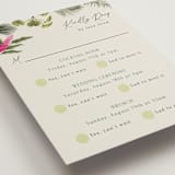 "Tropical garden" - Multi-Event RSVP Cards in Lime by Elly - Detail