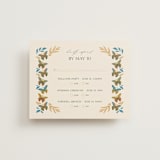 "Flutter" - Multi-Event RSVP Cards in Sunset by Jen Owens - Front