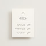 "refined" - Multi-Event RSVP Cards in Black Tie by Laura Hamm - Front