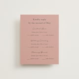 "Simple Type" - Multi-Event RSVP Cards in Olive Branch by Stacey Meacham - Front