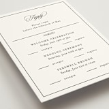 "Sincerity" - Multi-Event RSVP Cards in Noir by Kimberly FitzSimons - Detail