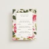 "Wild Roses" - Multi-Event RSVP Cards in Bush by Sumak Studio - Front