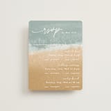 "Seaside" - Multi-Event RSVP Cards in Seaglass by Rebecca Durflinger - Front