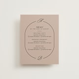 "Initials Circle Arch" - Multi-Event RSVP Cards in Latte by FRANI - Front