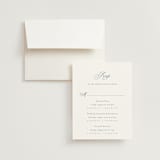 "Empire" - Multi-Event RSVP Cards in Dusty Blue by Jennifer Postorino - RSVP with Envelope