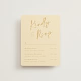 "Ink scribble" - Multi-Event RSVP Cards in Honey by Adelyn T. - Front