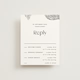 "Forever" - Multi-Event RSVP Cards in Ink by Blustery August - Front