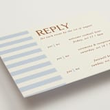 "Stripes" - Multi-Event RSVP Cards in Wave by Kelly Watkins - Detail