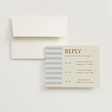 "Stripes" - Multi-Event RSVP Cards in Wave by Kelly Watkins - RSVP with Envelope