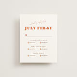 "Rory" - Multi-Event RSVP Cards in Rust by Alaina Cherup - Front