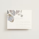 "Rocky Seaside Frame" - Multi-Event RSVP Cards in Ocean by Shiny Penny Studio - Front