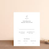 "A Dash of Delight" - RSVP Cards in Pine Needle by Bramble Studio - Front