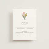 "botanical cameo" - RSVP Cards in Swan by Lori Wemple - Front