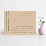 "Simply Modern" - RSVP Cards in Jade by Something Noir - Front