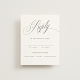 "Best is yet to come" - RSVP Cards in Classique by Design Lotus - Front