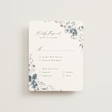 "Violet Cascade" - RSVP Cards in Violet by Nicoletta Savod - Front