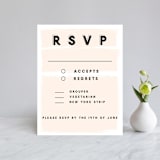 "bold blush" - RSVP Cards in Blush by frances mathys - Front