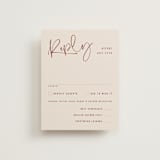 "Millennial" - RSVP Cards in Rose by Hooray Creative - Front