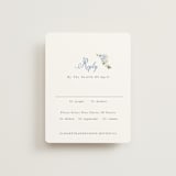 "SweetHearts" - RSVP Cards in Periwinkle by Design Lotus - Front