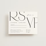 "Numerical" - RSVP Cards in Lily by Owl and Toad - Front